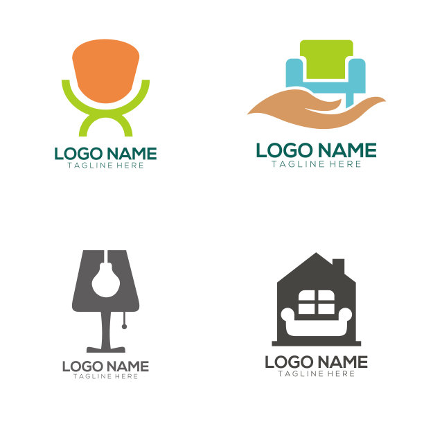 家具标识设计和图标图片下载