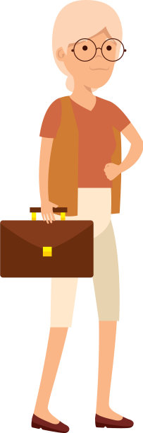 有投资组合性格的老妇人图片下载