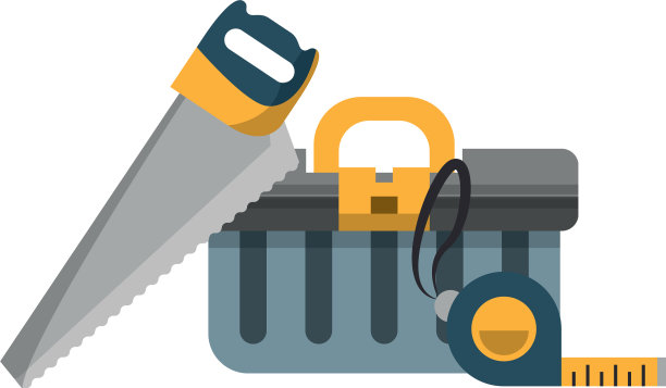 工具集收集车间图标卡通图片下载