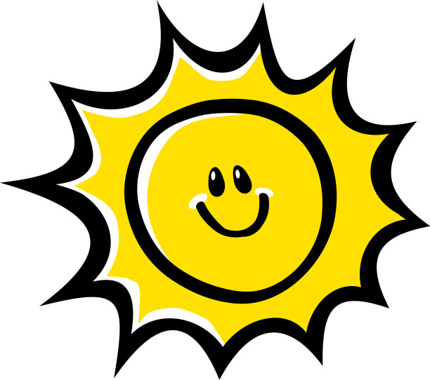 卡通的太阳图片下载