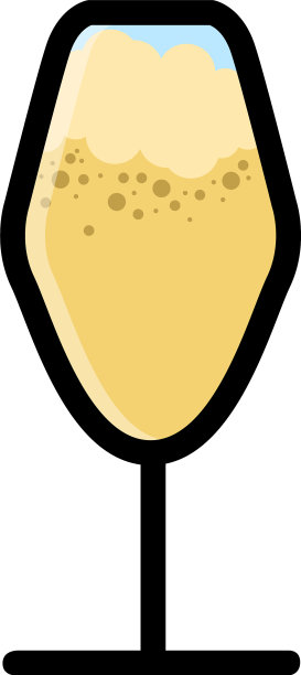 孤立的鸡尾酒杯图标图片下载