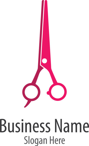 剪刀标识模板图片下载