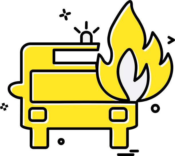 消防车图标设计图片下载