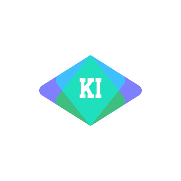 KI字母标志模板设计图片下载
