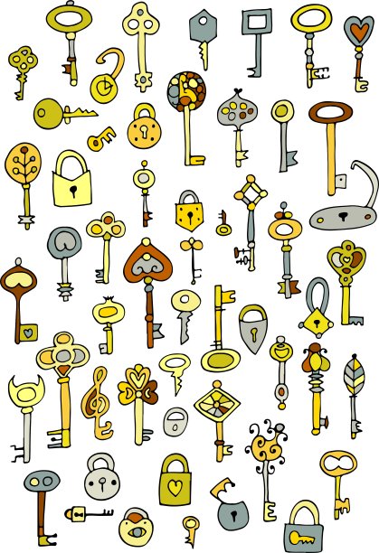 钥匙收集草图为您的设计图片下载