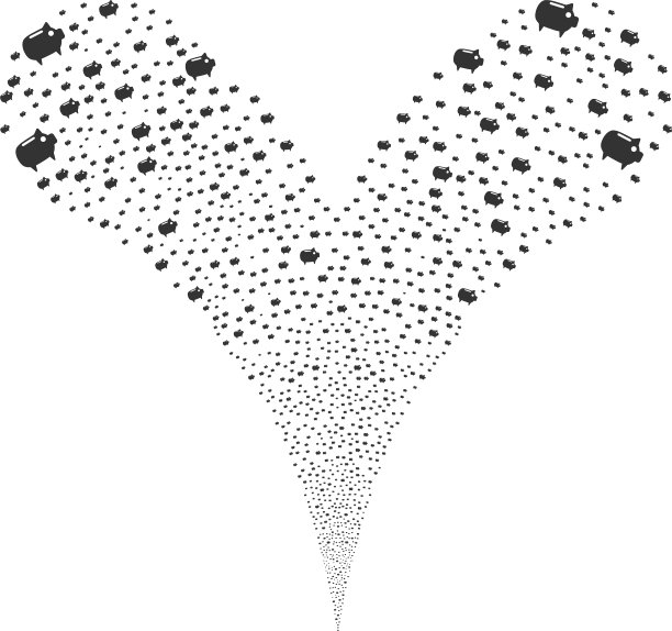 储蓄罐喷泉小溪图片下载