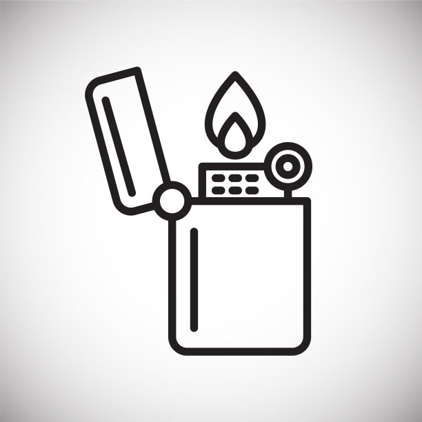 较轻的线条图标为图形和网页设计图片下载