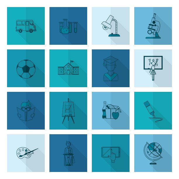 学校及教育图标图片下载