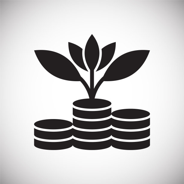 增长图标在白色背景的图形和网络图片下载