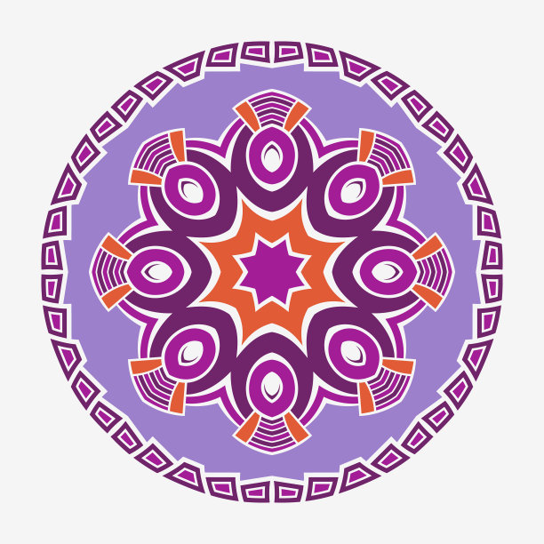 曼荼罗创意圆形装饰品图片下载