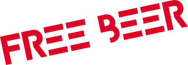 免费啤酒橡皮图章图片下载