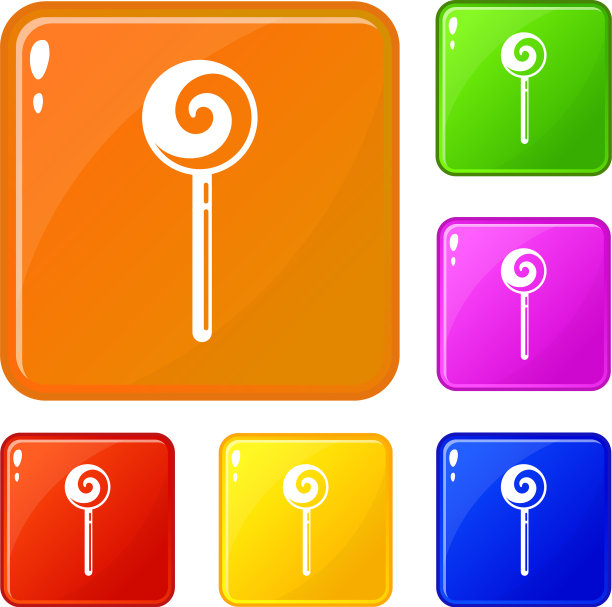 漩涡糖果图标设置颜色图片下载