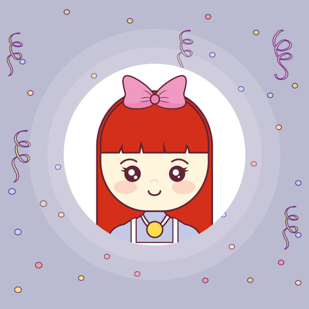 可爱的小女孩的性格图片下载