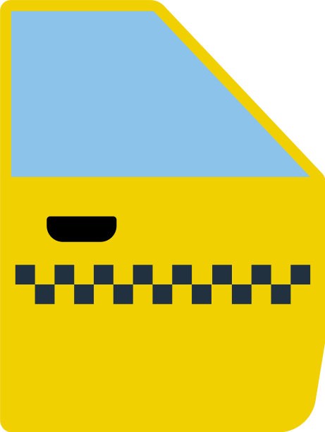 出租车侧门图标图片下载