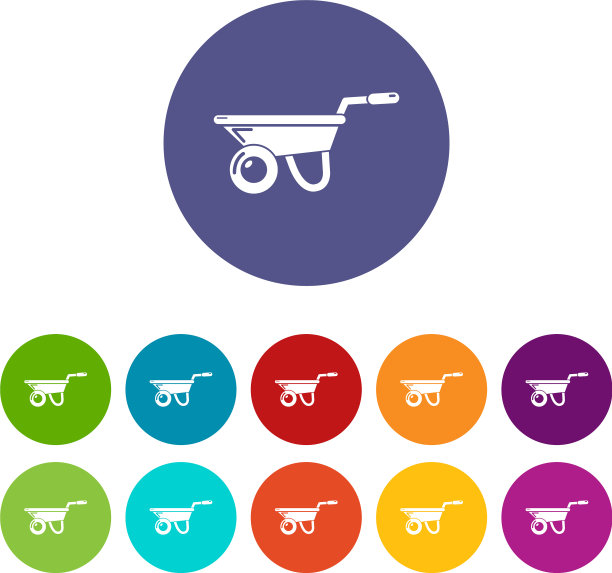 手推车图标设置颜色图片下载
