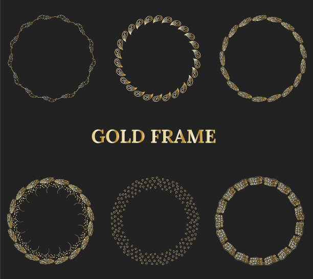 黄金框架图片下载