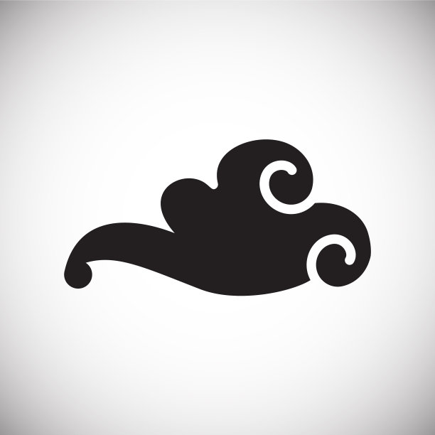 亚洲云图标的背景图形和网络图片下载