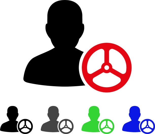 驾驶员人平面图标图片下载