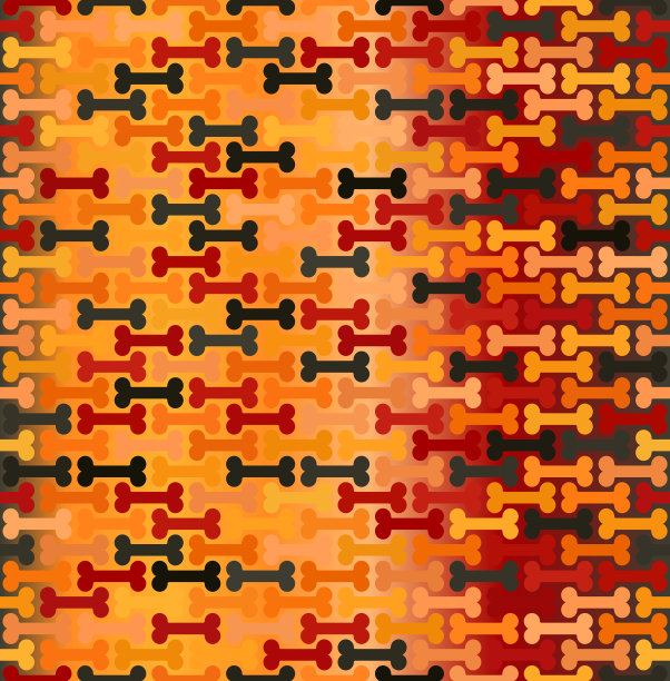 发光骨模式无缝图片下载