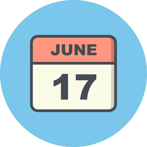 6月17日是单历的日期图片下载