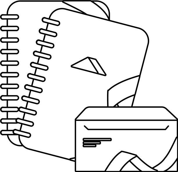 企业视觉识别卡通图片下载