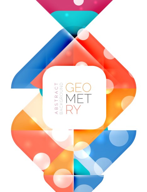 正方形和三角形图案的背景图片下载