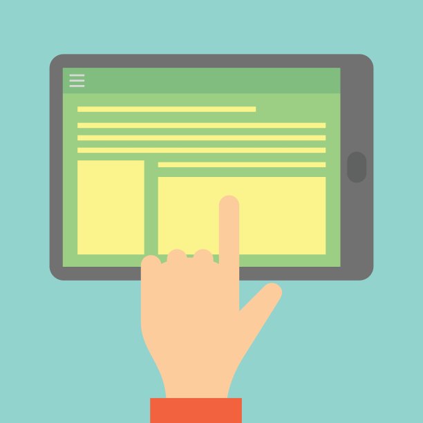 手指触摸屏幕平板电脑图片下载