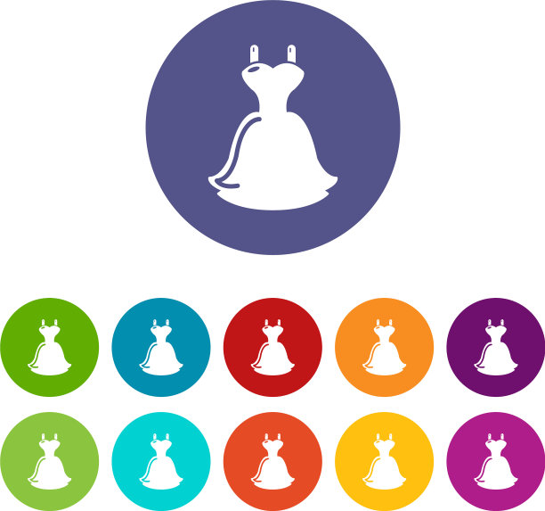 婚纱图标设置颜色图片下载