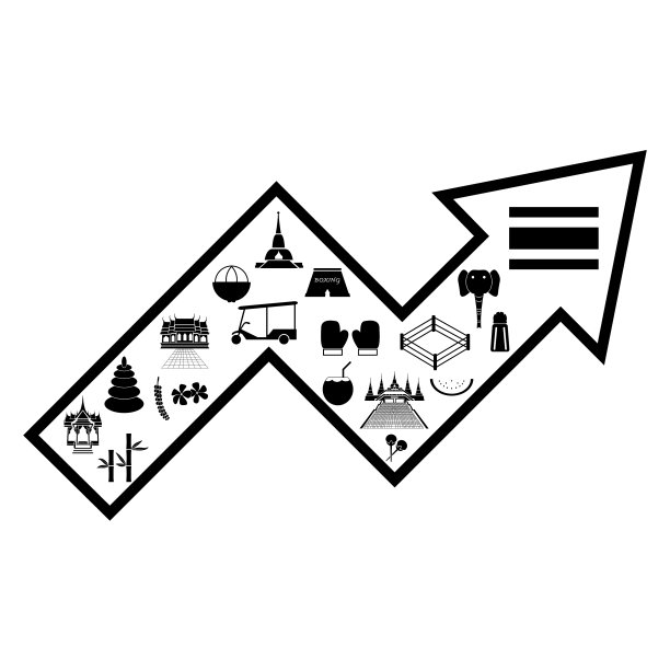 箭头泰国概念图片下载