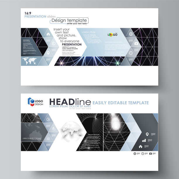 用于演示的高清格式业务模板图片下载