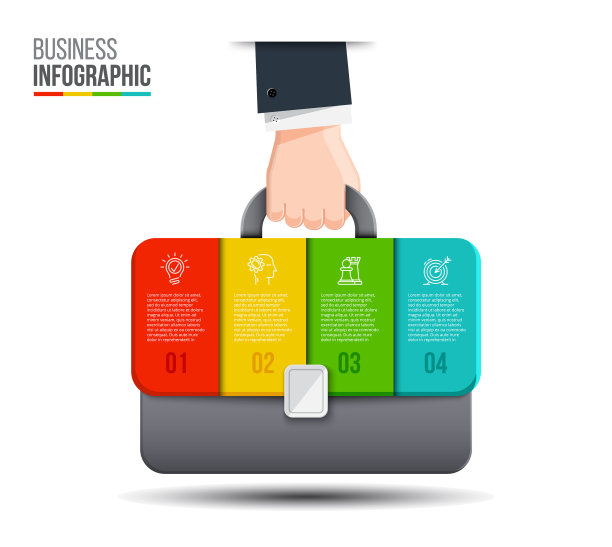 商人手里拿着公文包图片下载