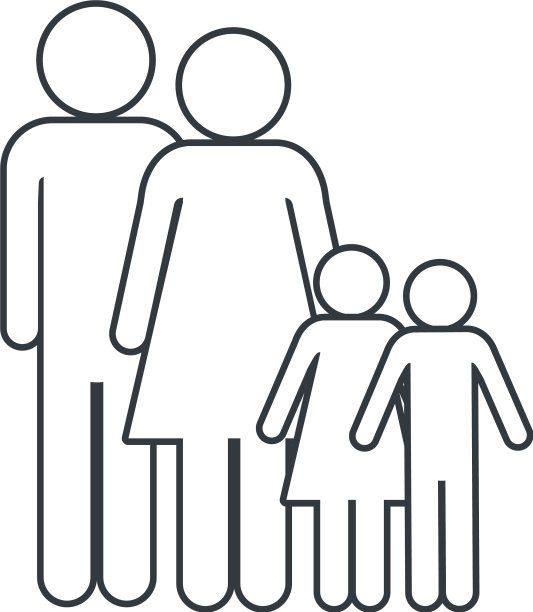 家庭象形图卡通图片下载