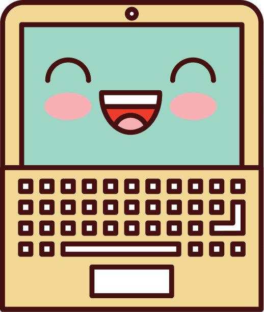 笔记本电脑卡通人物图片下载