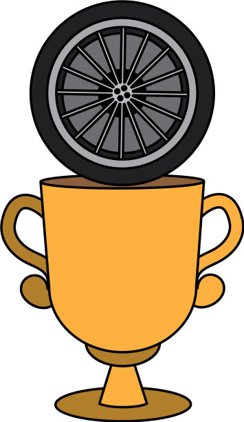 奖杯轮车图片下载