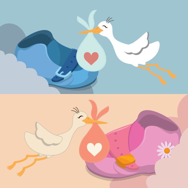 宝宝送礼会邀请卡设计图片下载