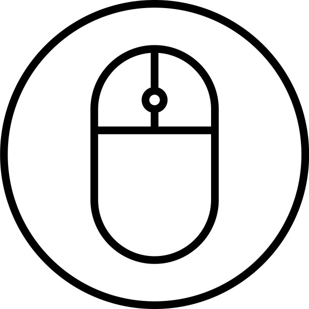 鼠标图标设计模板隔离图片下载