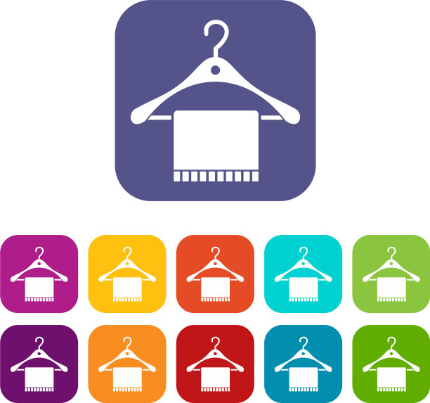 衣架上的围巾图标图片下载