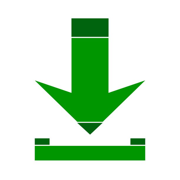 箭头下载符号图标图片下载