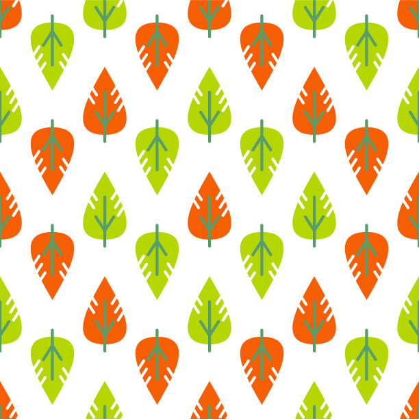 无缝叶纹装饰图片下载