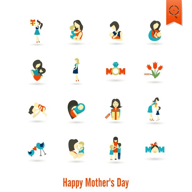 母亲节快乐图标图片下载