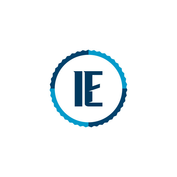 字母IE logo模板设计图片下载