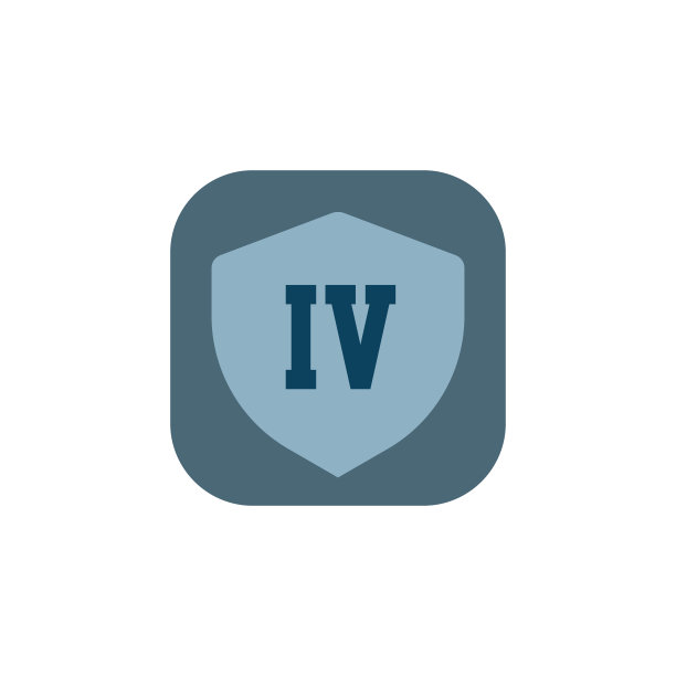 IV字母Logo模板设计图片下载