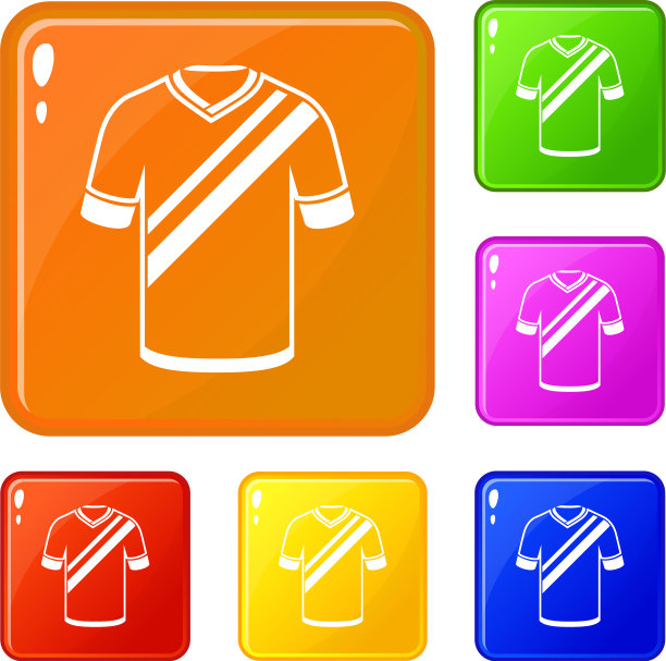 球衣足球图标设置颜色图片下载