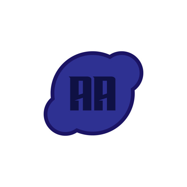 首字母标志aa模板设计图片下载