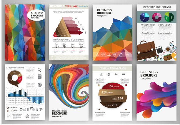 彩色多边形背景抽象概念图片下载