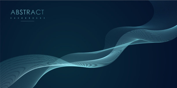抽象波浪设计元素线条艺术背景图片下载