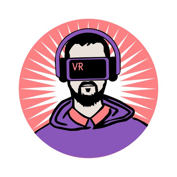 戴着虚拟现实头盔的人图片下载