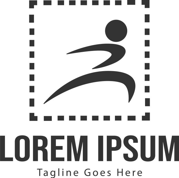 运动标志模板设计极简运动图片下载