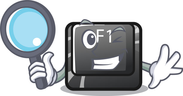 侦探按钮f1在形状字符图片下载