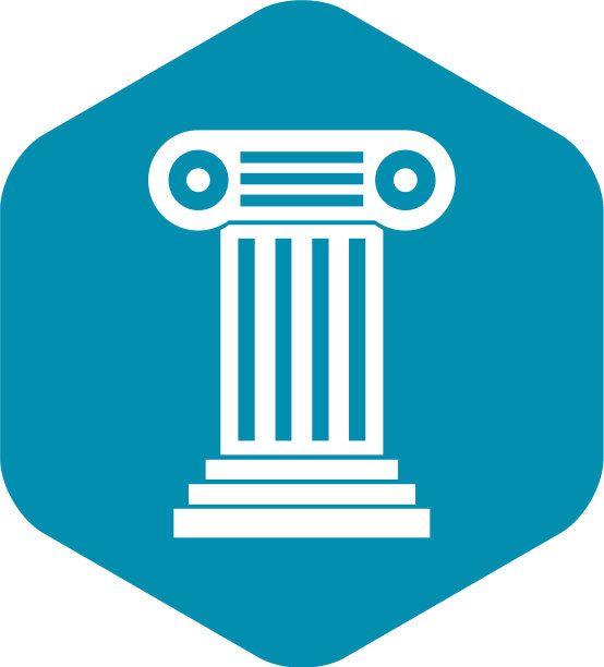 罗马柱图标风格简单图片下载